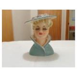 Ladies head vase Napcoware 6"