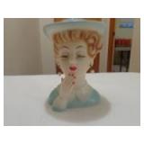 Ladies head vase Trimontware 6