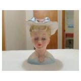 Ladies head vase Liftons 6"