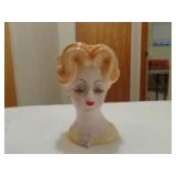 Ladies head vase Velco 6"