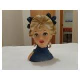 Ladies head vase Relpo 6"