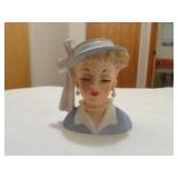 Ladies head vase Napco 5"