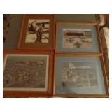 4 Airplane related prints