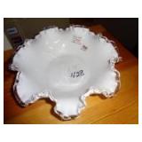 Fenton Silvercrest 9" double crimped bowl