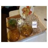 Candle holders, glasses, and trivets