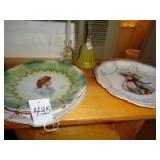 (2)-Bells and (3)-decorative plates