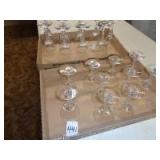 Lot of crystal stemware