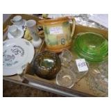 (2)-flats of misc. glassware