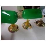 (3)-desk lamps & extra bulbs