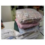 Box lot of linens
