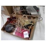 Hoover vacuum and misc. plate stands