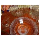 (8)-Assorted glassware bowls