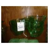 (10)-Green depression cups