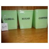 Jadite canister set