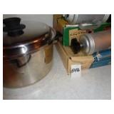 Stainless steel pan and cookie press