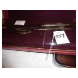 Rogers Bros. carving set in box