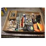 Nut drivers, tape measures, exacto knives