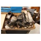 Black & Decker circular saw, Skil power ratchet, and old sander