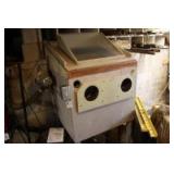 Home made sand blast cabinet