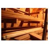 Large wood lot (contents of rafters)