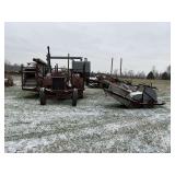 Fordson F With Mounted Combine