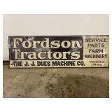 Fordson Tractor Sign