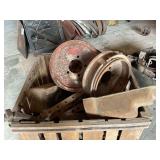 (2) Tires, Engine Block And Other Parts