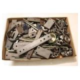 Misc. threaded rod and flat bar for clamping