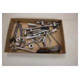 Crescent wrenches, putty knives, misc. sockets and wrenches