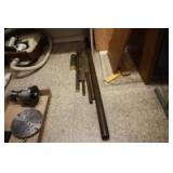 (9)-pcs. Brass stock