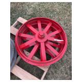(2) Fordson Steel Front Wheels