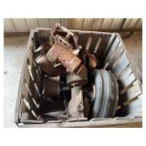 (3) Farmall Belt Pulleys and (3) Front Ends