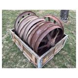 (8) Steel Front Wheels