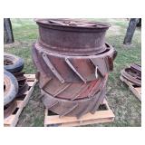 (4) Fordson Steel Wheels