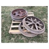 (4) Fordson Front Wheels