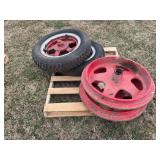 (4) Fordson Front Wheels