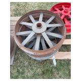 (4) Fordson Steel Front Wheels