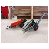 (2) 1/16 New Idea Spreader + Corn Picker Topping