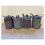 (4) Oil Cans