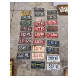 1960’s Ohio License Plates
