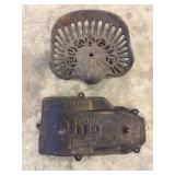 Cast Iron Seat and Sickle Mower Cover