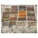 1930’s  Ohio License Plates