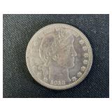 1913 Barber Quarter Dollar