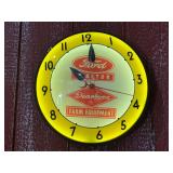 Ford Tractor Dearborn Farm Equipment Neon Clock