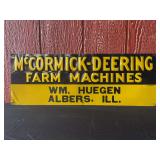 McCormick-Deering Farm Machines SST Sign