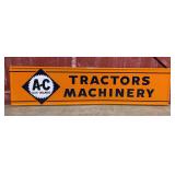 AC Tractors Machinery SST Sign