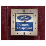 Ford Tractors Equipment Lighted Clock