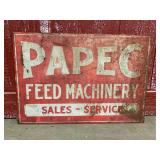 PAPEC Feed Machinery Flange Sign