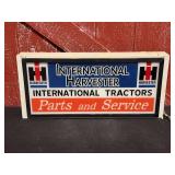 International Harvester Tractors Parts and Service Lighted Sign