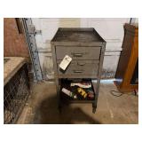 Rolling Metal Tool Cart with Drawers